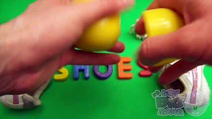 Spider-Man Surprise Egg Learn-A-Word! Getting Dressed! Lesson 4