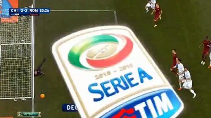 Simone Pepe Goal - Chievo 3 - 3 AS Roma - 06/01/2016