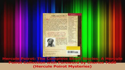 PDF Download  Hercule Poirot The Complete Short Stories A Hercule Poirot Collection with Foreword by PDF Online