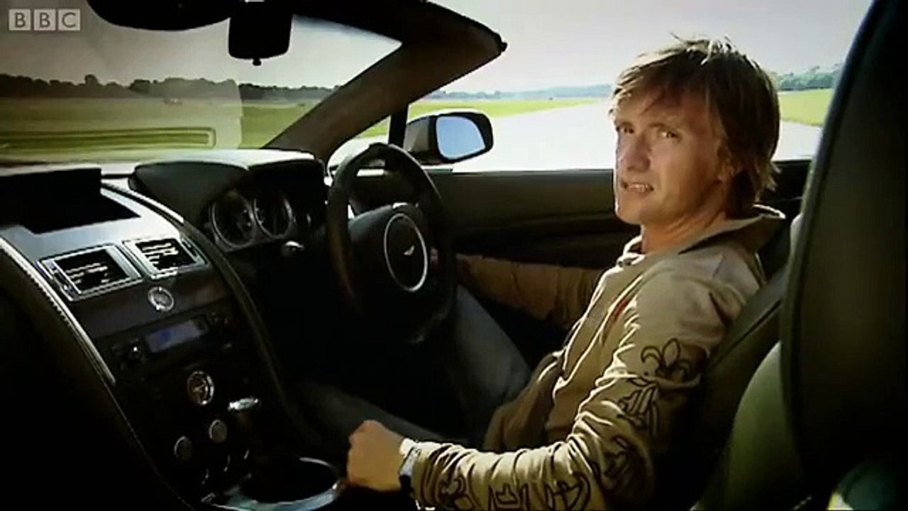 Aston Martin V8 Vantage Vs Jet Powered Rollerskates Top Gear Series 10 BBC