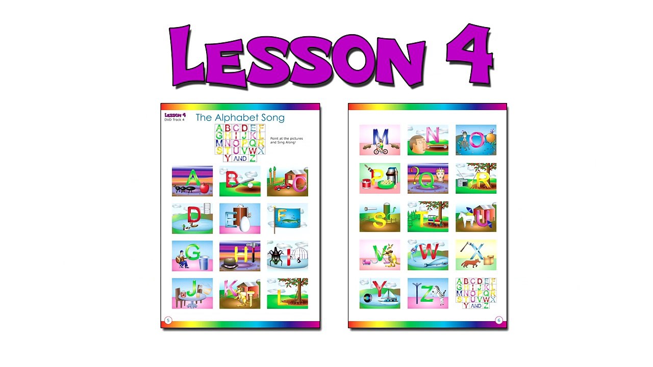 “The Alphabet Song” (Level 1 English Lesson 04) CLIP Sing Busy