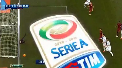 Simone Pepe Goal - Chievo 3 - 3 AS Roma - 06_01_2016  HD