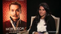 Mortdecai Interview HD | Celebrity Interviews | FandangoMovies