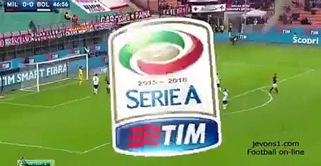 AC Milan 0 - 1 Bologna - GOAL AND Highlights - 06_01_2016