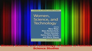 PDF Download  Women Science and Technology A Reader in Feminist Science Studies Download Full Ebook