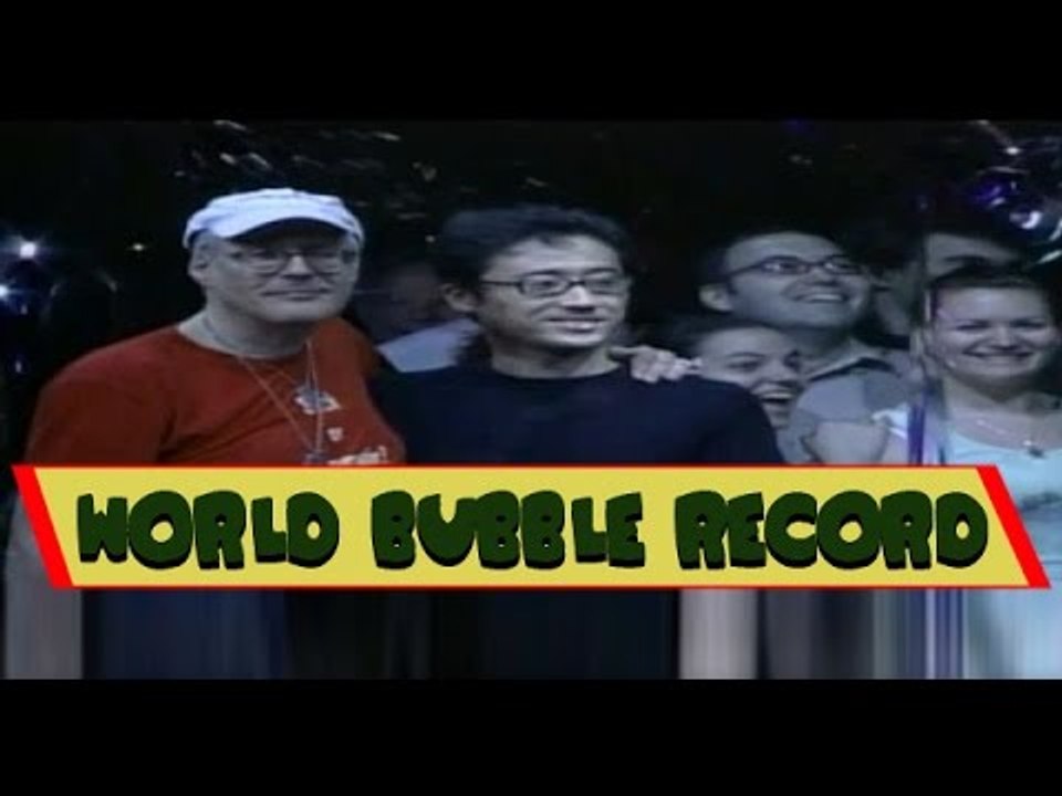 World Guinness Record For People in a Bubble Soap