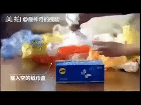 Enfin une astuce simple pour ranger les sacs en plastique.