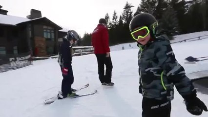 Learning to Ski at Jackson Hole Mountain Resort, Wyoming