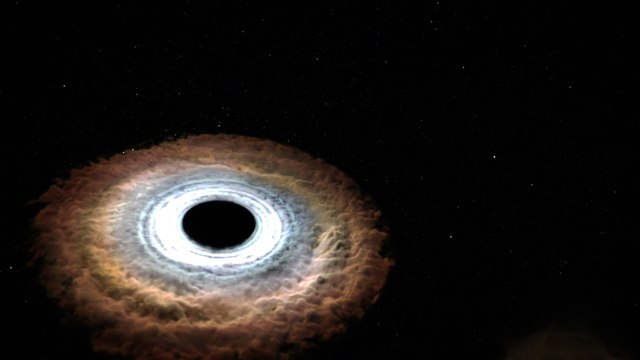 NASA Massive Black Hole Shreds Passing Star - HD