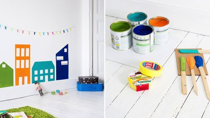 Peindre des immeubles sur les murs