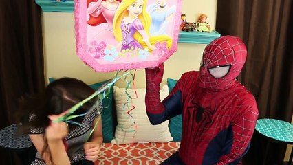 Disney Princess Pinata Surprise Toys, Surprise Eggs, Barbie, Cinderella, Frozen Anna & Bli