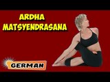 Ardha Matsyendrasana | Yoga für Anfänger | Yoga For Stress Relief & Tips | About Yoga in German