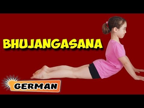 Bhujangasana | Yoga für Anfänger | Yoga for Kids Obesity & Tips | About Yoga in German