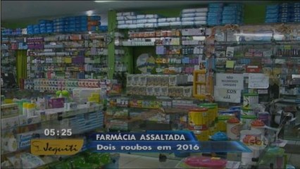 Tải video: DF: Farmácia já foi assaltada duas vezes em 2016