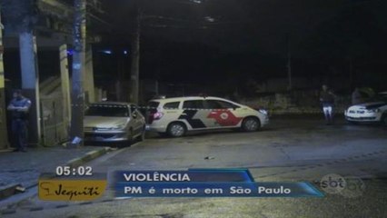 Policial militar é assassinado em São Paulo