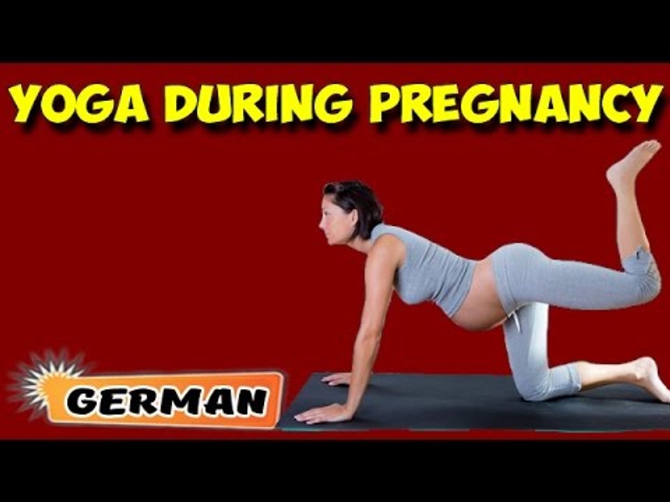 Yoga während der Schwangerschaft | Yoga During Pregnancy | Beginning of Asana Posture in German