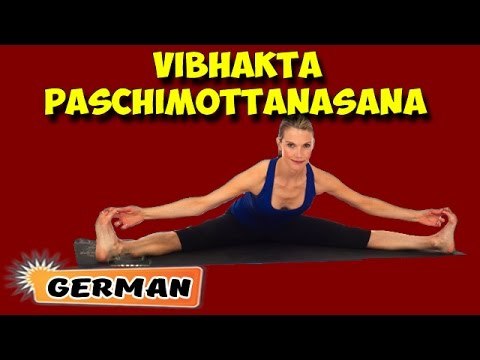 Vibhakta Paschimottanasana | Yoga für Anfänger | Yoga For Beginners & Tips | About Yoga in German
