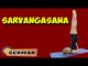 Sarvangasana | Yoga für Anfänger | Yoga For Beginners & Tips | About Yoga in German