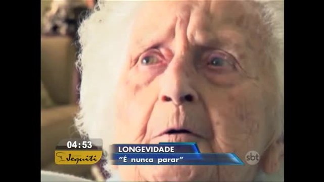 Aos 107 anos, senhora catarinense conta segredo da longevidade