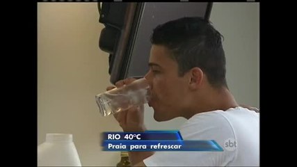 Ano começa com muito calor e sensação térmica de 43°C no Rio
