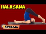 Halasana | Yoga für Anfänger | Yoga For Better Sex & Tips | About Yoga in German