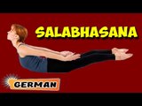 Shalabasana | Yoga für Anfänger | Yoga For Arthritis & Tips | About Yoga in German