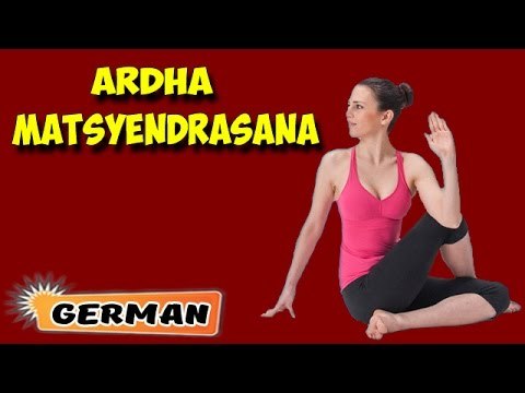 Ardha Matsyendrasana | Yoga für Anfänger | Yoga For Menstrual Disorders | About Yoga in German