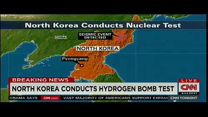 North Korea Announces Hydrogen Bomb Test as Magnitude 5.1 Earthquake strikes
