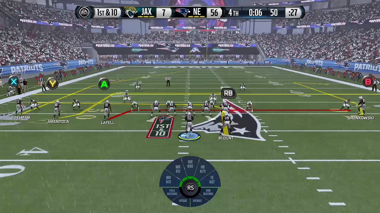 TD Edelman vs Jacksonville Madden NFL 16
