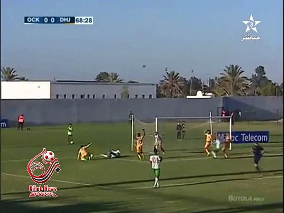 اهداف مباراة ( أولمبيك خريبكة 1-1 الدفاع الحسني الجديدي ) الدورى المغربي
