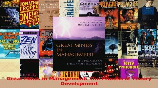 PDF Download  Great Minds in Management The Process of Theory Development PDF Full Ebook