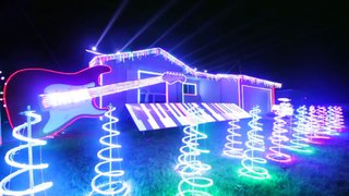 Best of Star Wars Music Light Show - Home featured on ABC's Great Christmas Light Fight!