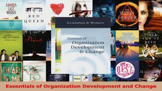 PDF Download  Essentials of Organization Development and Change Read Full Ebook