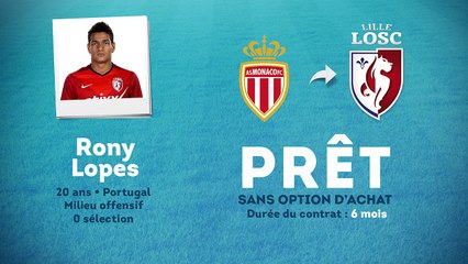 Officiel : Rony Lopes retourne au LOSC !