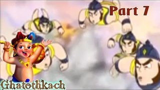 Ghatothkach | Tamil Animated Movie Part 7 | Fight In Mahabharat