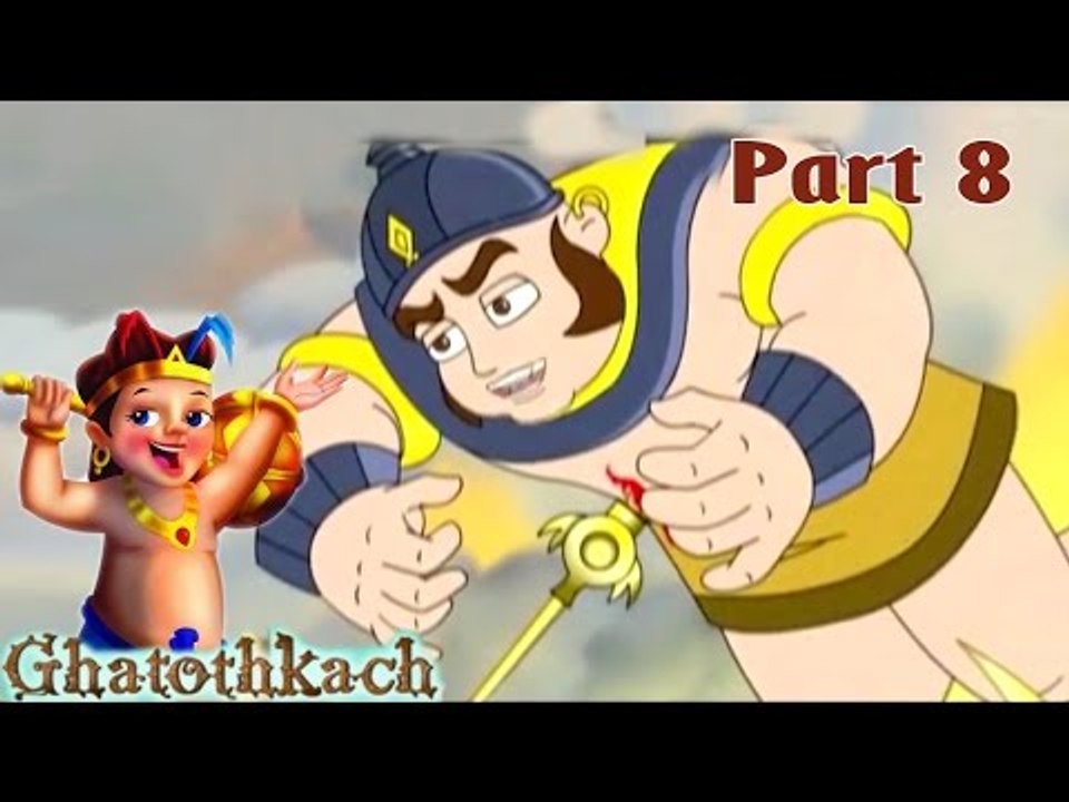 Ghatothkach | Tamil Animated Movie Part 8 | Death Of Ghatotkacha