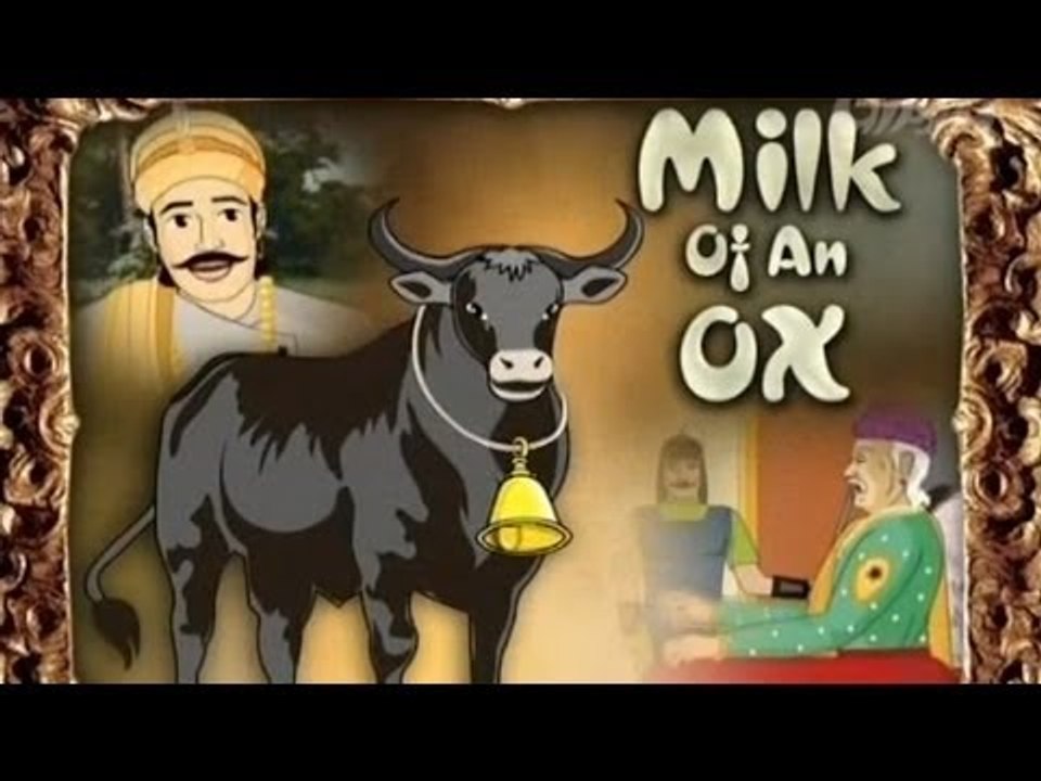 Akbar and Birbal - Milk of an OX - Tamil Animated Stories For Kids