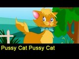 Pussy Cat Pussy Cat | Famous Nursery Rhymes for Kids