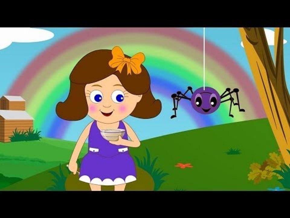 "Little Miss Muffet" Action Rhymes For Kids