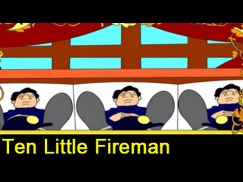 Ten Little Fireman | Animated Rhymes for Children - video Dailymotion