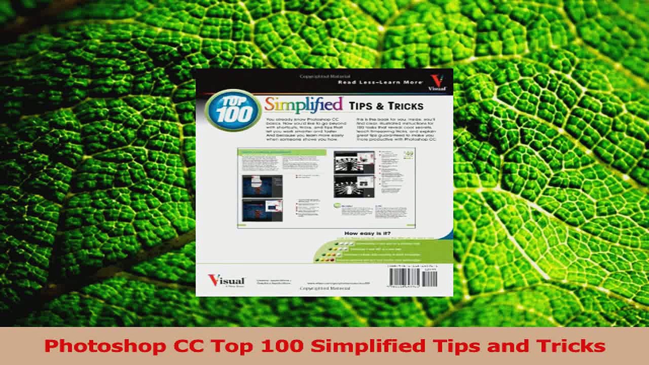 Buy Photoshop CS6 Top 100 Simplified Tips and Tricks mac os