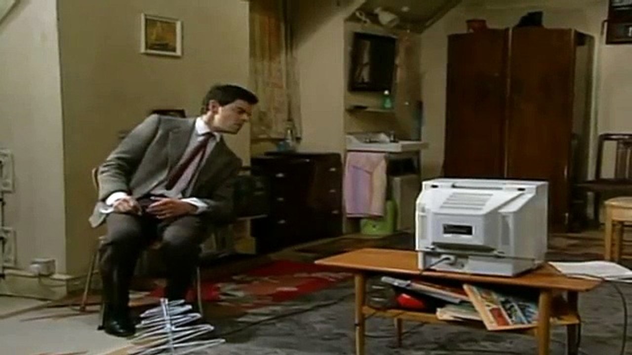 Mr Bean Where to put the tv aerial