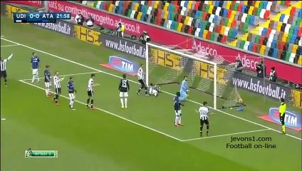 Udinese 2-1 Atalanta -Highlights and Goals - 06-01-2016