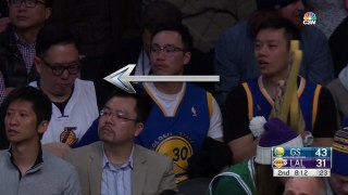 Did this lakers fan switch sides?