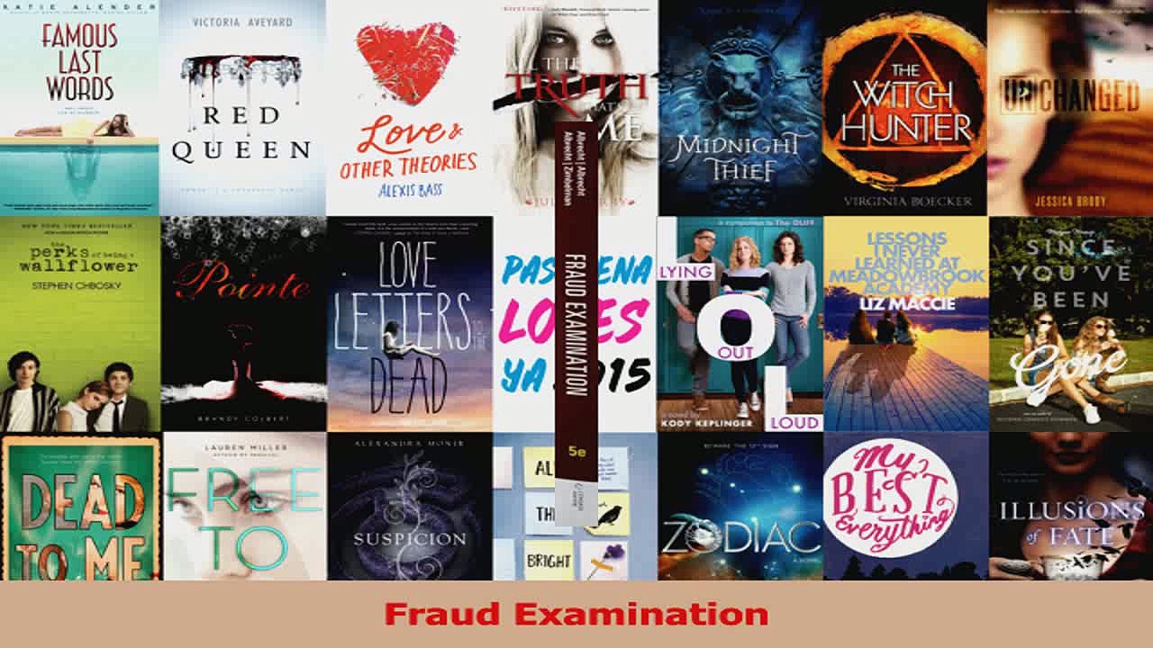 PDF Download  Fraud Examination Read Full Ebook