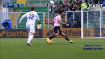Palermo  vs  Fiorentina - Highlights 6 Jan 2016