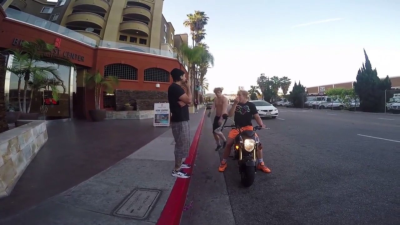 Jake Paul Daily Life Day 15 Riding Wheelies on the Motorcycle
