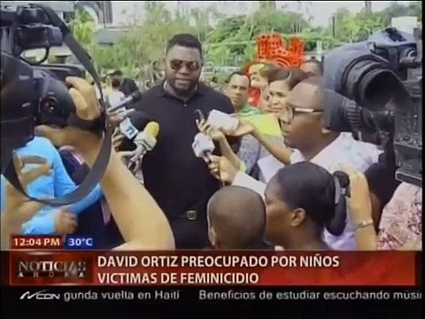 David Ortíz preocupado por niños víctimas de feminicidios (1)