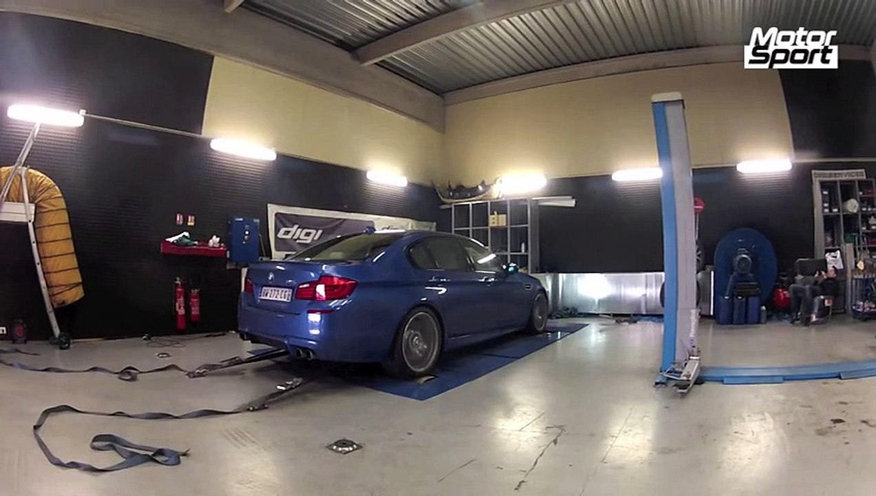 BMW M5 F10 on dyno (Motorsport)