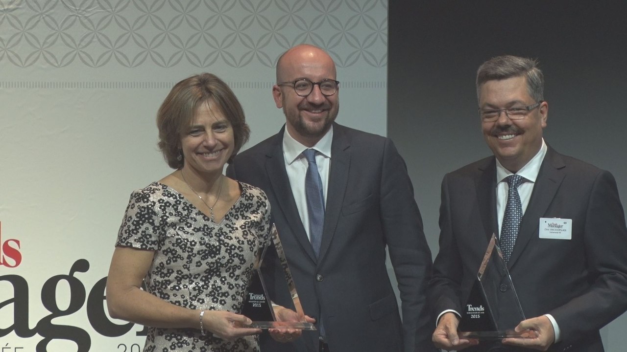 Dominique Leroy désignée manager francophone de l'année 2015 par Trends